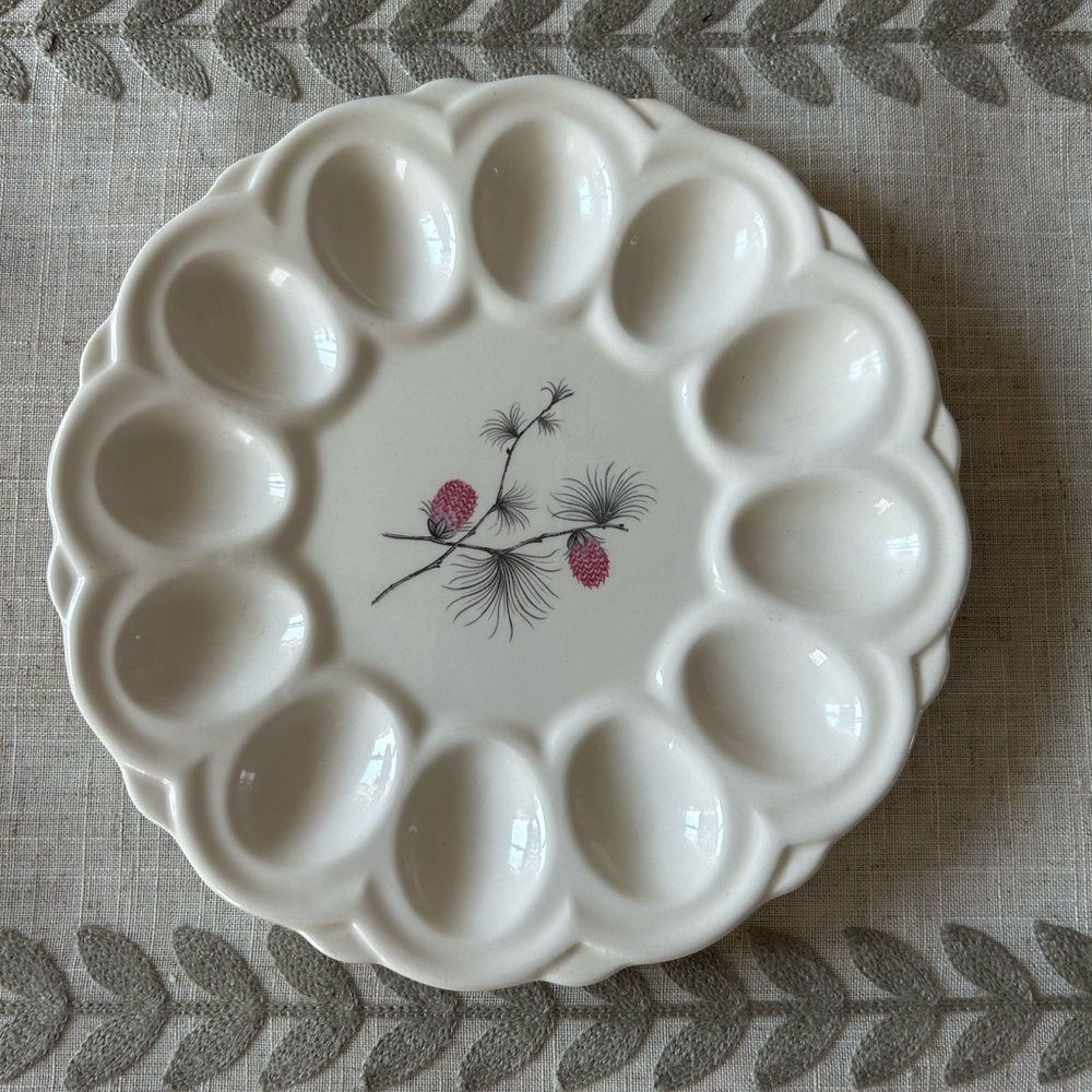 Vintage Set-Canonsburg Pottery Skyline Wild Clover